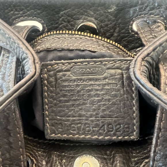 Coach Legacy 1997 Vintage Crossbody Bag Dark Brown- Rare Made In USA - Picture 3 of 7